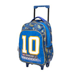 Mochila Filgo Con Carro 18 Starpak Futbol Azul